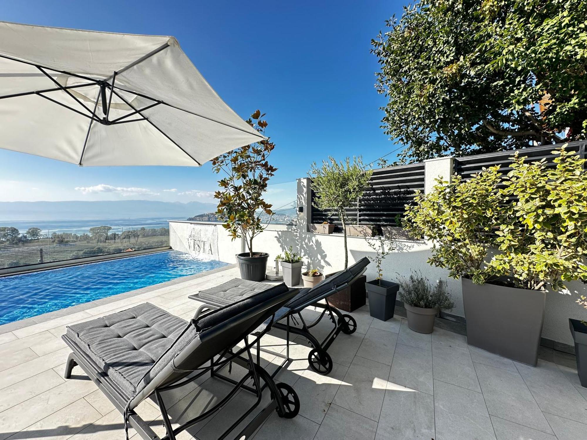 אוהריד La Vista Luxury Villa מראה חיצוני תמונה